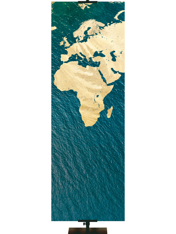 Custom Banner Mission Green Atlas Declare His Glory