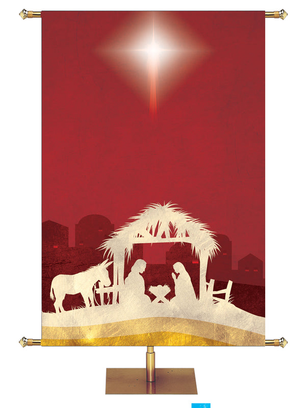 Banner personalizado La primera alegría navideña para el mundo