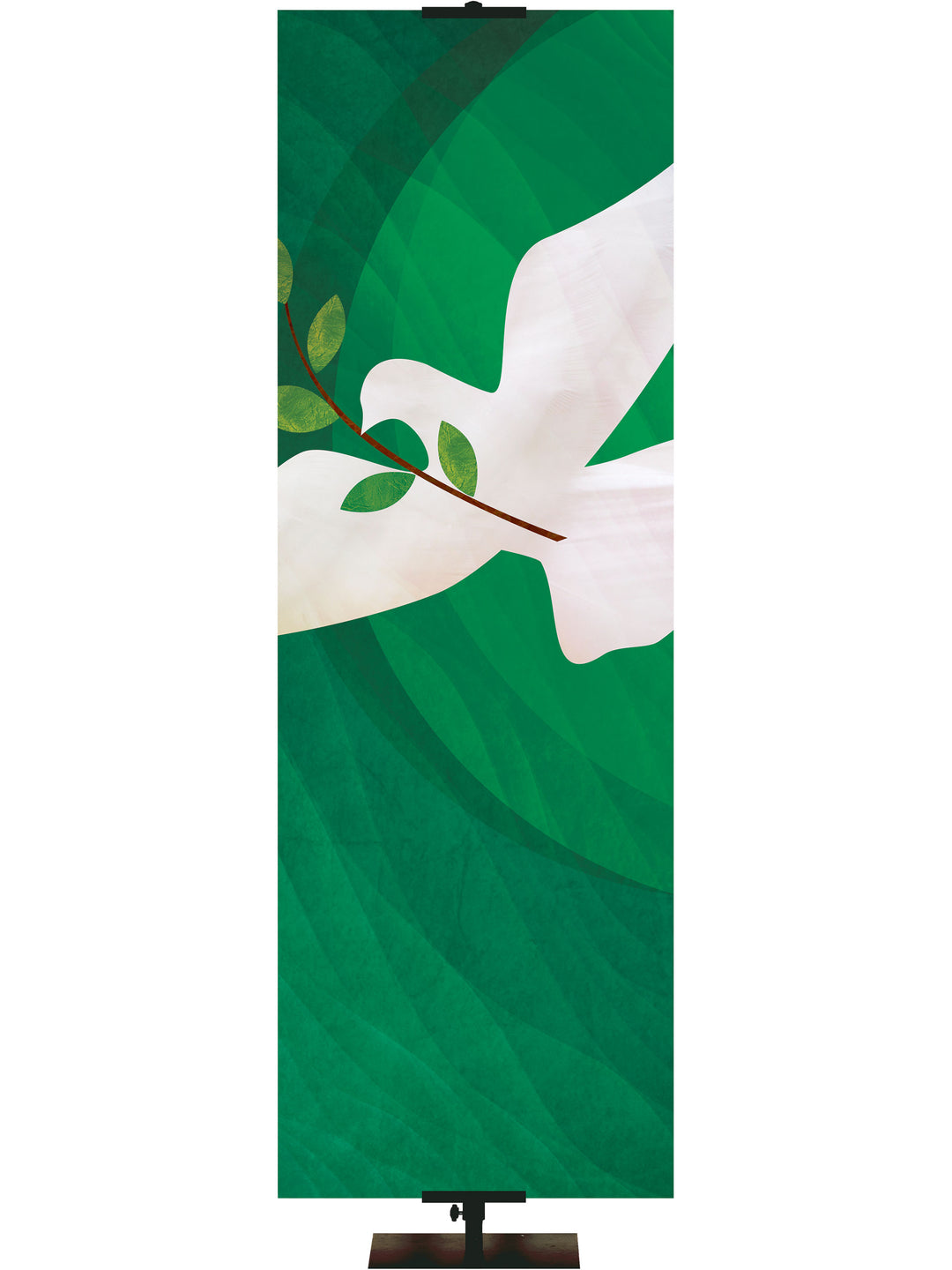 Peace In Christ Custom Banner Dove with Olive Branch 3 Right - Custom Banners - PraiseBanners