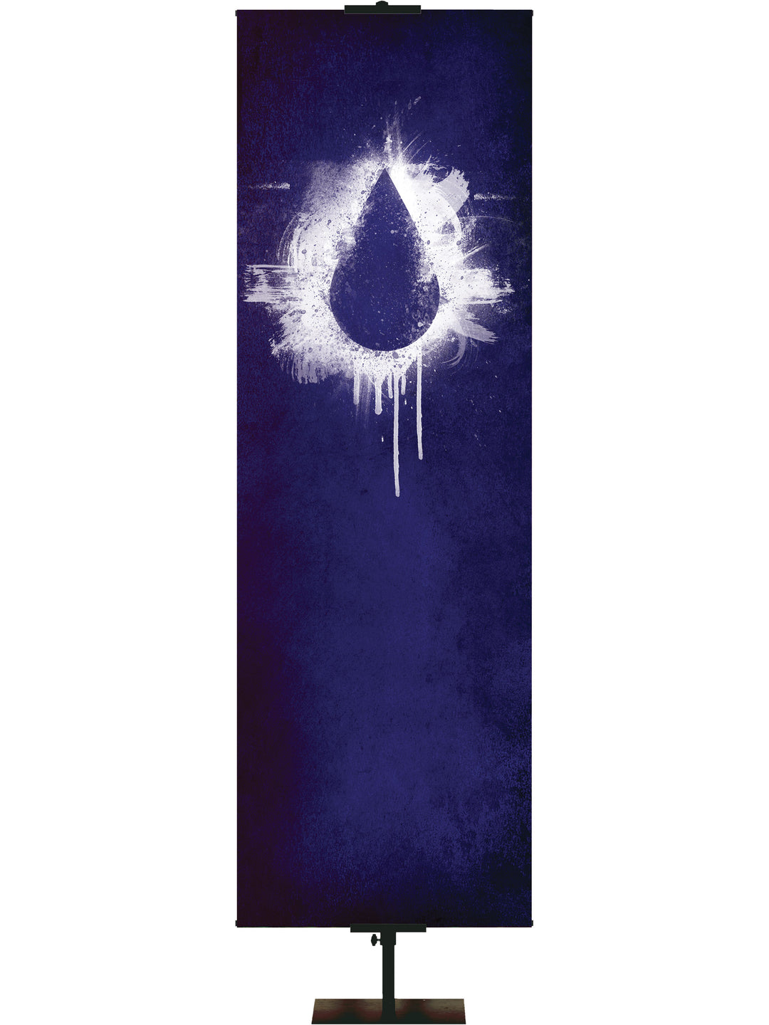 Drop on Blue Custom Banner - Custom Year Round Banners - PraiseBanners