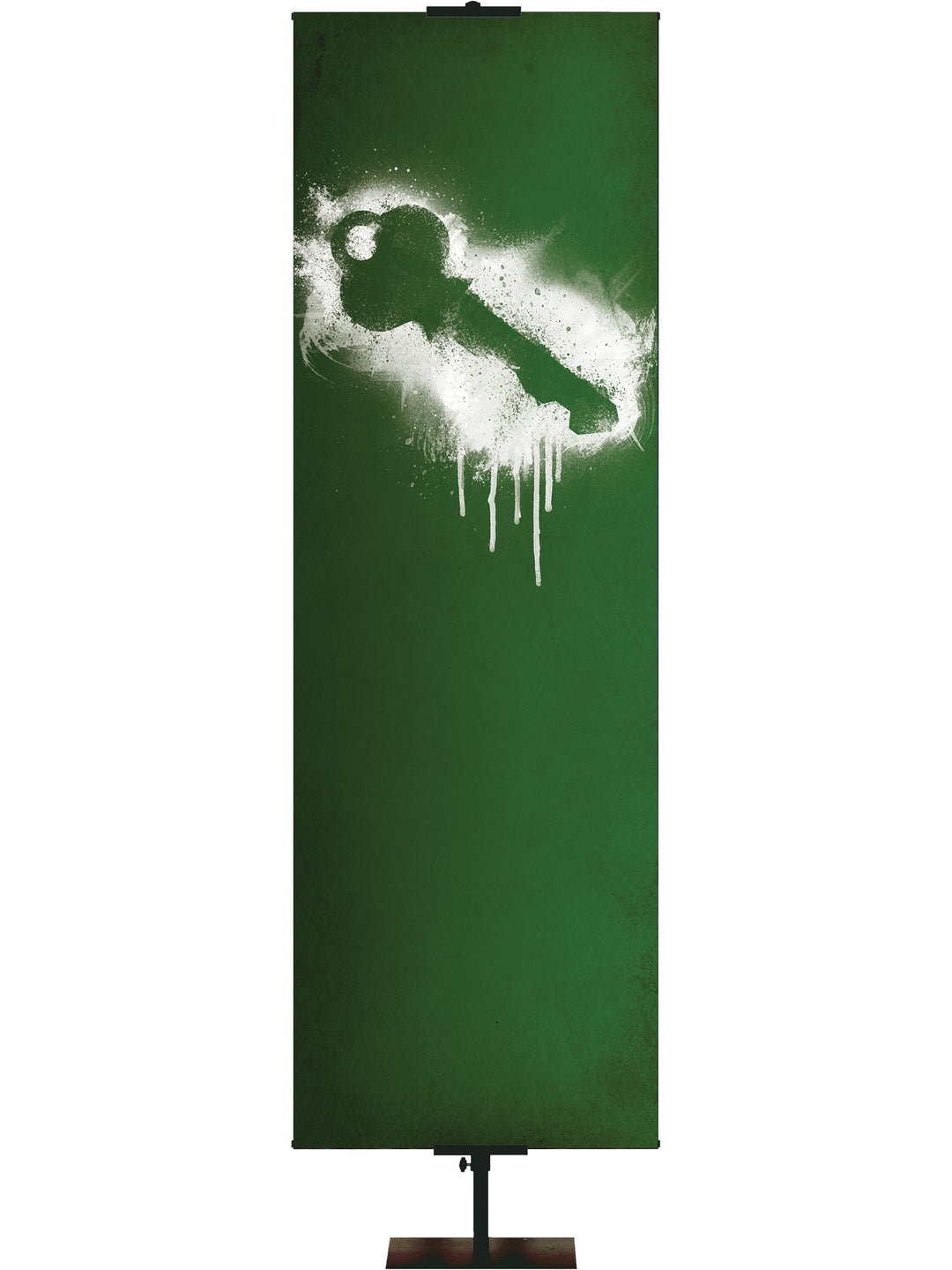 Key on Green Custom Banner - Custom Year Round Banners - PraiseBanners