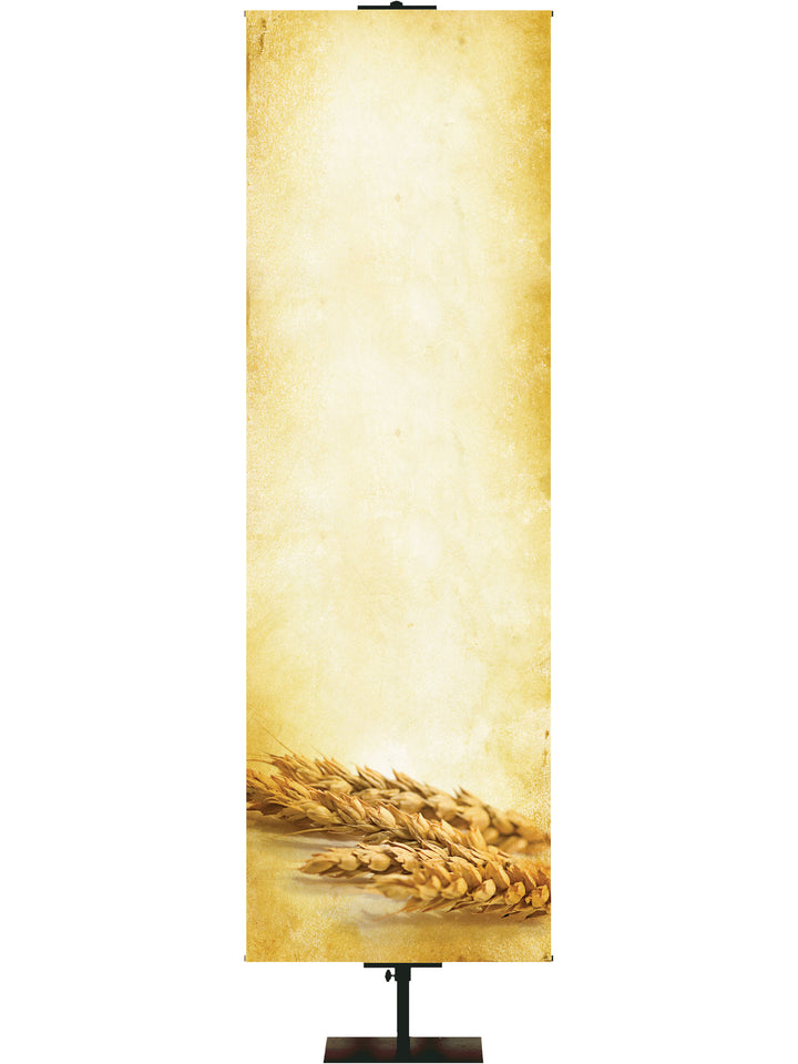 Custom Banner Classic Thanksgiving Enter His Gates - Custom Fall Banners - PraiseBanners