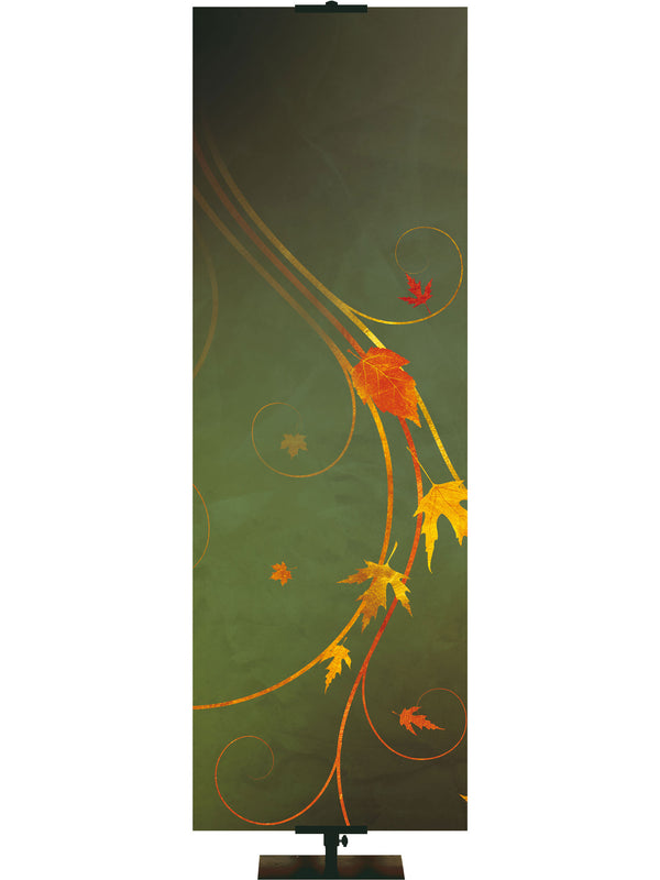 Custom Banner Autumn Foil Gratitude