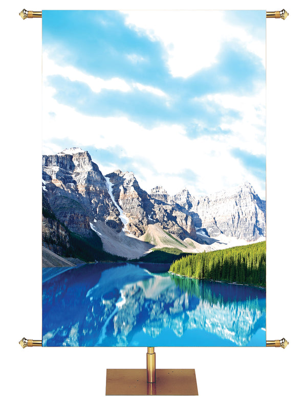 Custom Banner Words of Hope Be Still and Know
