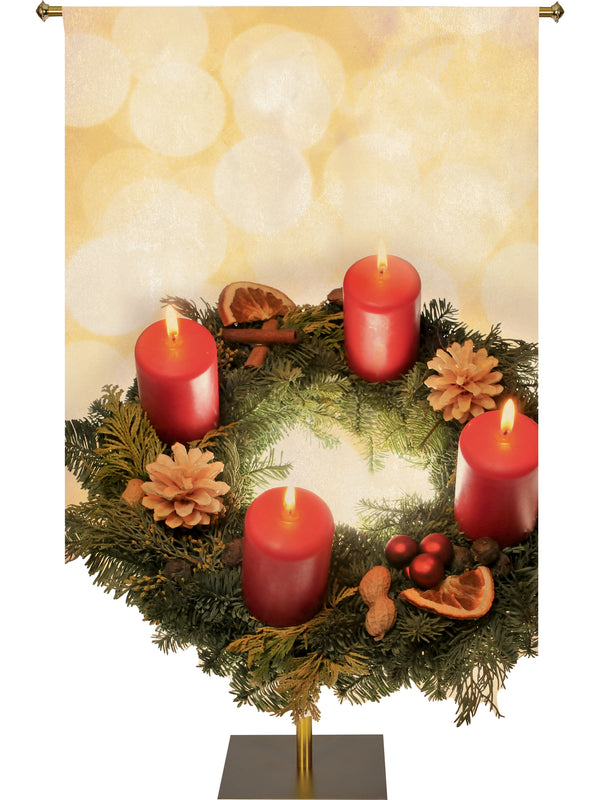 Banner personalizado Contornos de Navidad Ha nacido un salvador