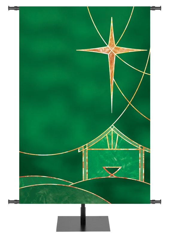 Custom Banner Away in a Manger Prince of Peace