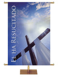 He is Risen Spanish Colors of Easter with Heavenly Cross with Cloth (right)