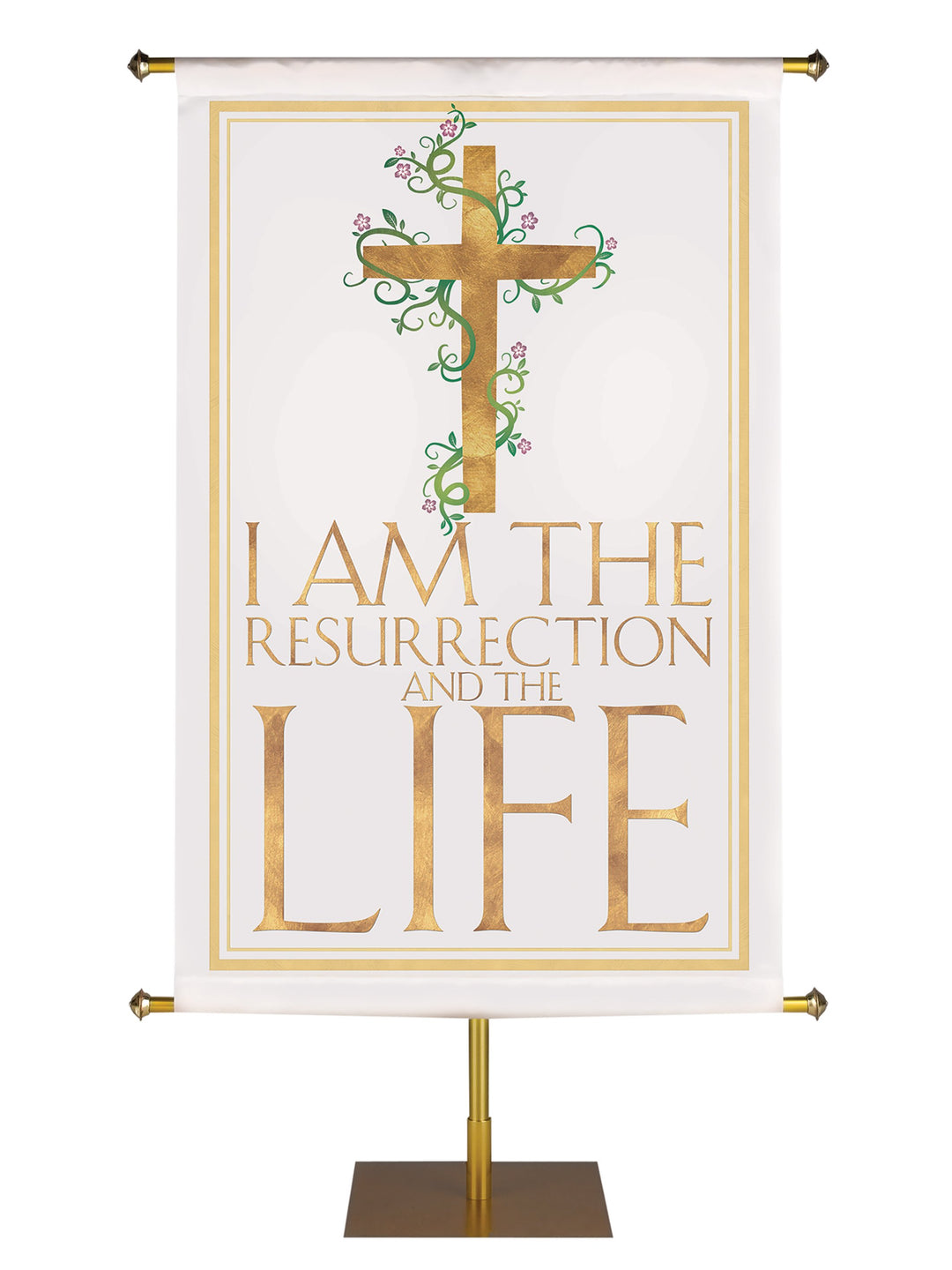 Easter Faux Foil Resurrection And The Life