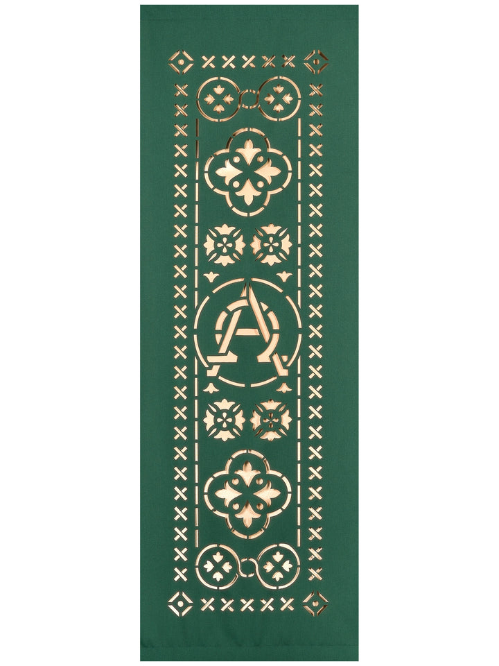 Ecclesiastical Alpha and Omega Banner - Liturgical Banners - PraiseBanners