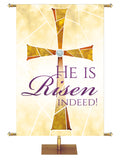 Eternal Emblems of Easter He Is Risen Indeed - Easter Banners - PraiseBanners