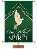Eternal Emblems of Faith Be Filled With The Spirit - Liturgical Banners - PraiseBanners