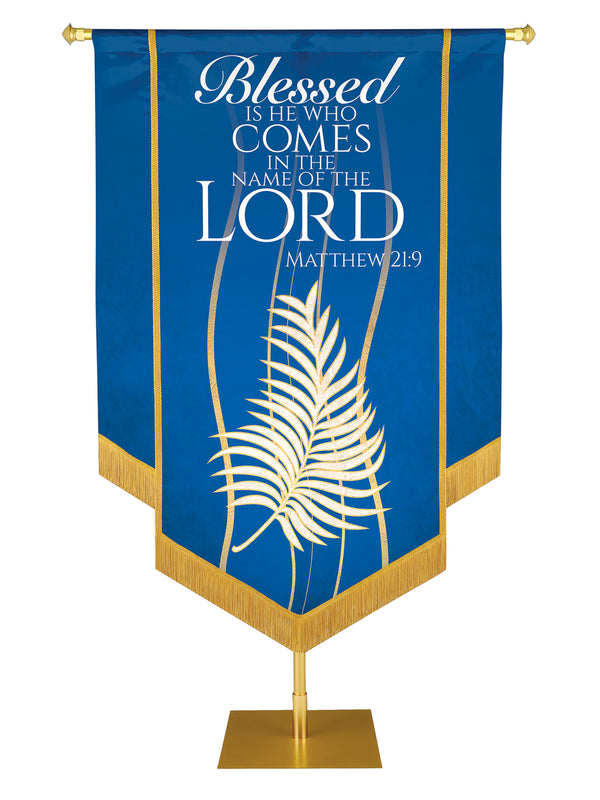 Experiencing God Palm, Blessed Is He Embellished Banner