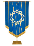 Experiencing God Crown of Thorns Embellished Banner - Handcrafted Banners - PraiseBanners
