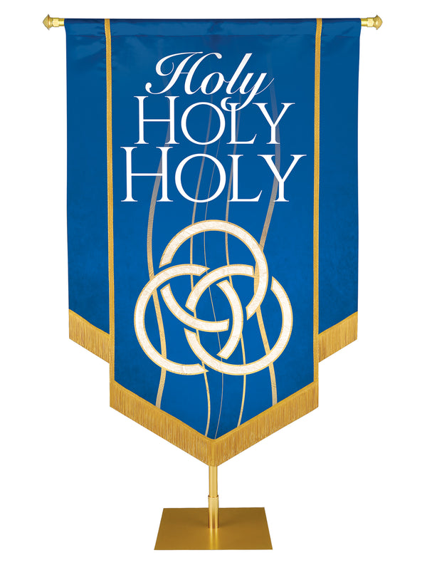 Experiencing God Trinity, Holy Holy Holy Embellished Banner