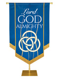 Experiencing God Trinity, Lord God Almighty Embellished Banner - Handcrafted Banners - PraiseBanners