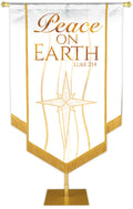 Experiencing God Star, Peace on Earth Embellished Banner - Handcrafted Banners - PraiseBanners