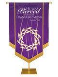 Experiencing God Embellished Crown of Thorns, He Was Pierced Banner