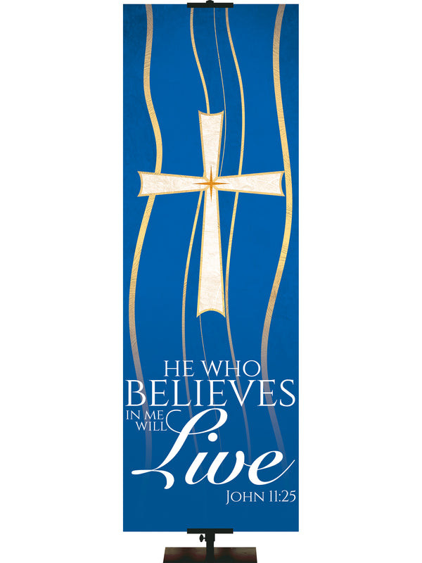 Experiencing God Symbols and Phrases Cross, He Who Believes