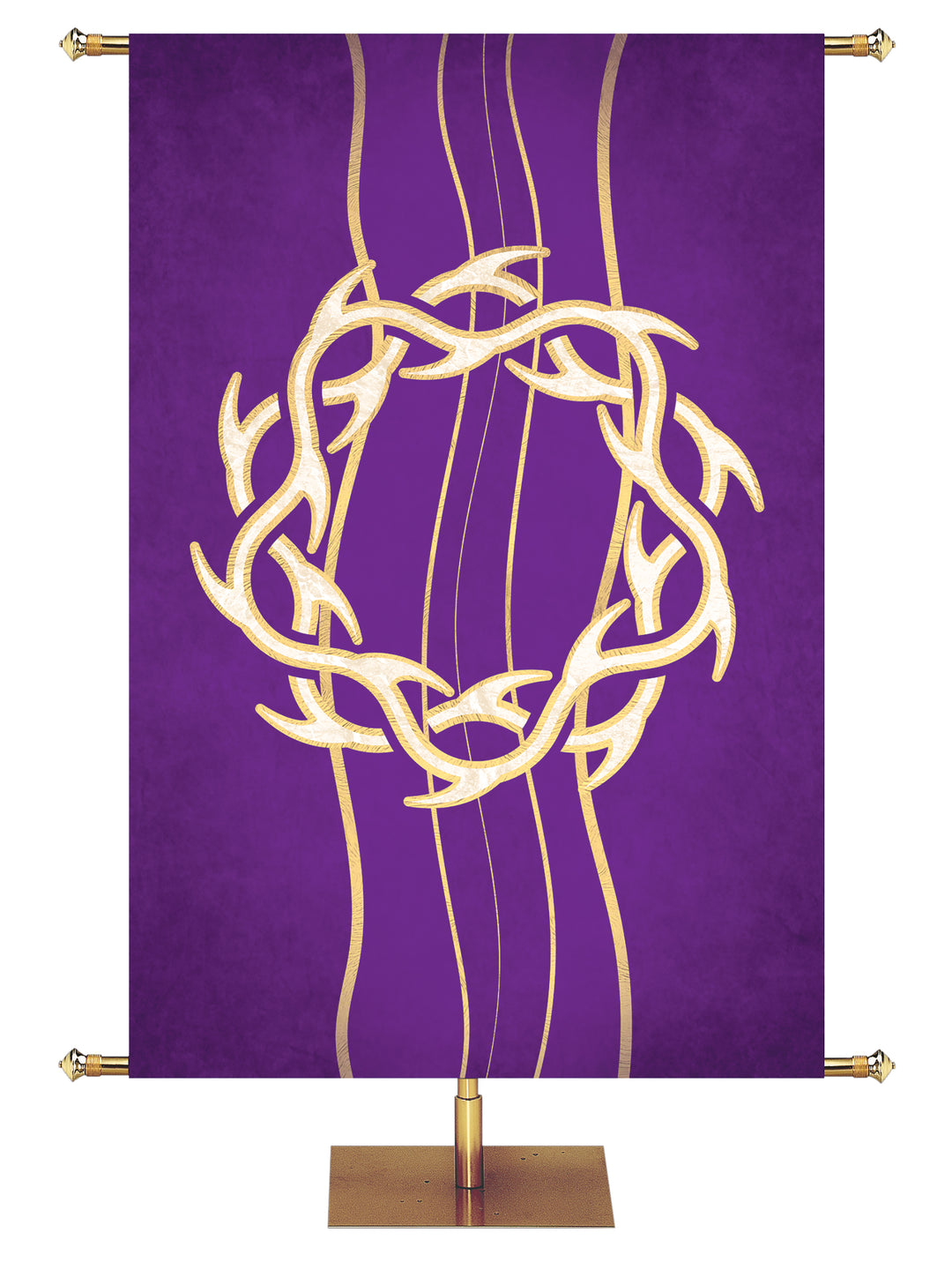 Experiencing God Symbols Crown of Thorns - Liturgical Banners - PraiseBanners