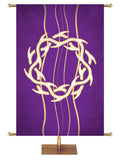 Experiencing God Symbols Crown of Thorns - Liturgical Banners - PraiseBanners