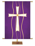 Experiencing God Symbols Cross in Blue, Green, Purple, Red and White