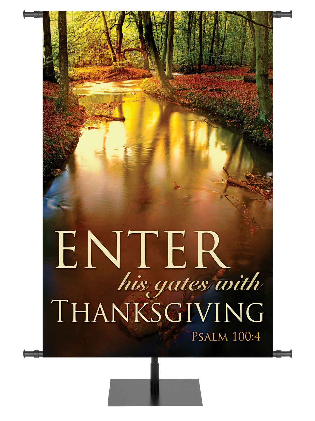 Enter His Gates Style D Expressions of Gratitude Fall Banner