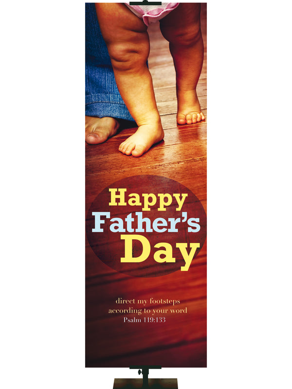Happy Father's Day Footsteps