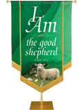 I Am Good Shepherd Embellished Banner - Handcrafted Banners - PraiseBanners