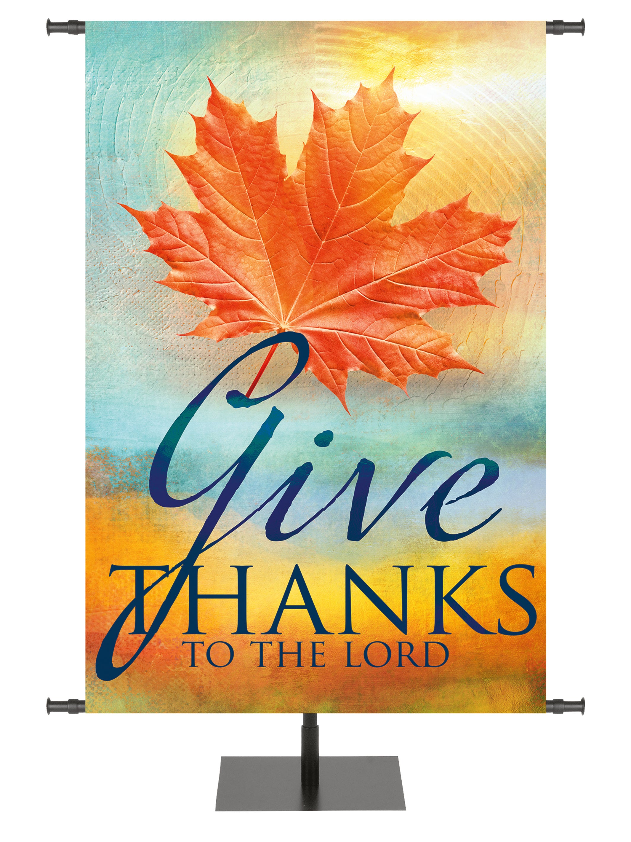 Fall Banners - Give Thanks, Give popular Thanks, Blessings are from Him, Joyful, Give Thanks - Set of 5 banners