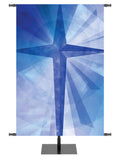 Symbols of the Liturgy Christmas Star in Blue, Green, Purple, Red and White