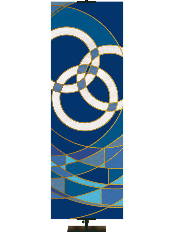 Luminescence Stained Glass Trinity Symbol