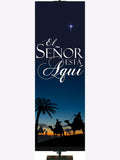 Spanish The Nativity The Lord is Come - Christmas Banners - PraiseBanners