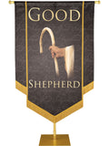 Names of Christ Good Shepherd Embellished Banner - Handcrafted Banners - PraiseBanners