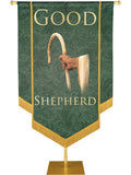 Names of Christ Good Shepherd Embellished Banner - Handcrafted Banners - PraiseBanners