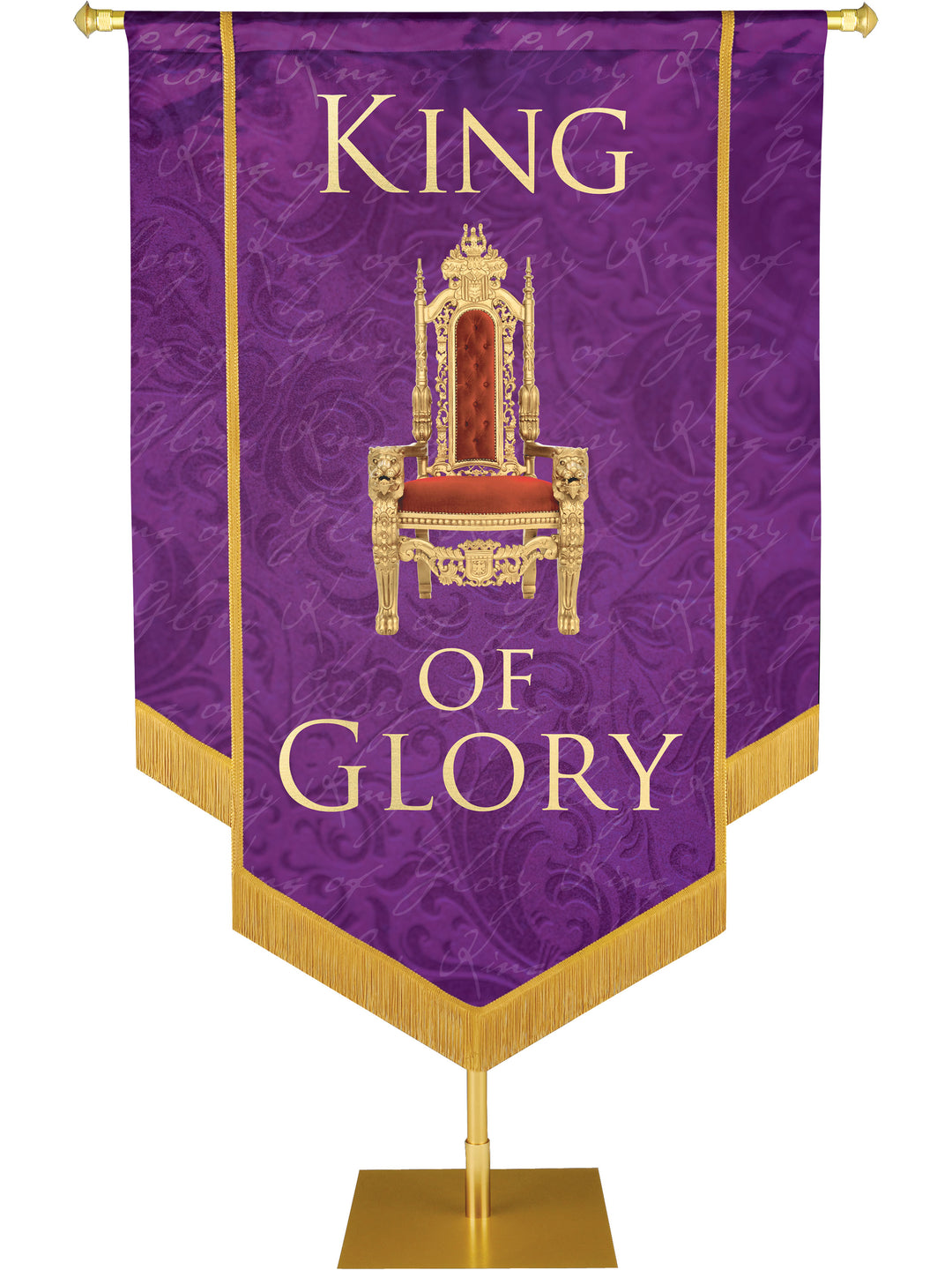 Names of Christ King of Glory Embellished Banner - Handcrafted Banners - PraiseBanners