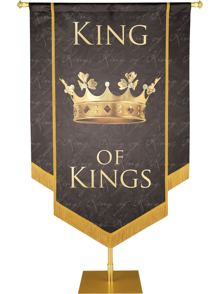 Names of Christ King of Kings Embellished Banner - Handcrafted Banners - PraiseBanners