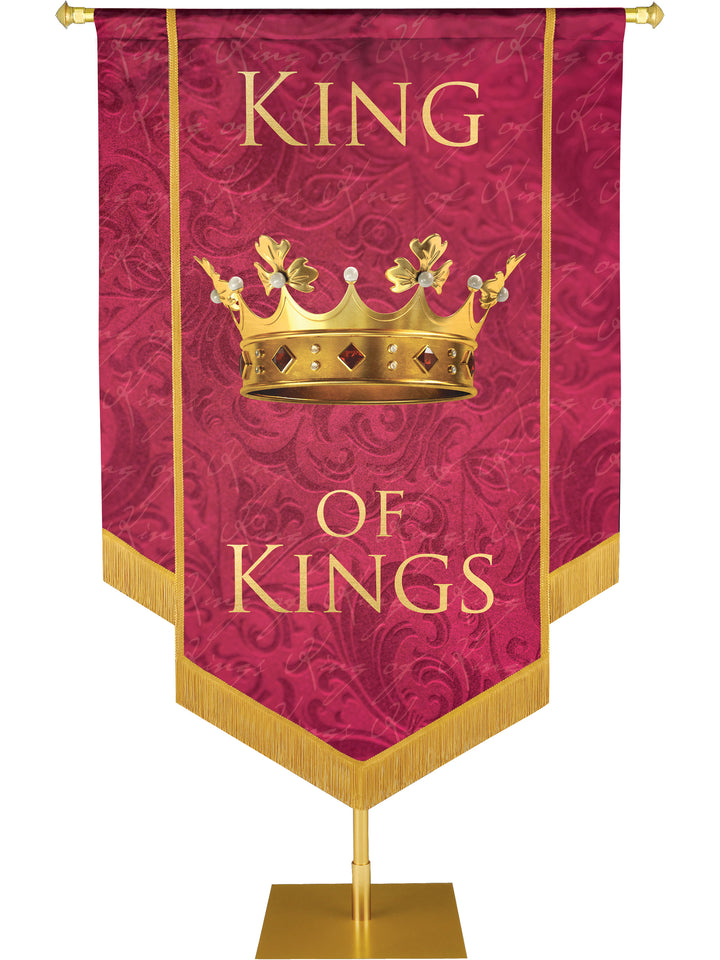 Names of Christ King of Kings Embellished Banner - Handcrafted Banners - PraiseBanners