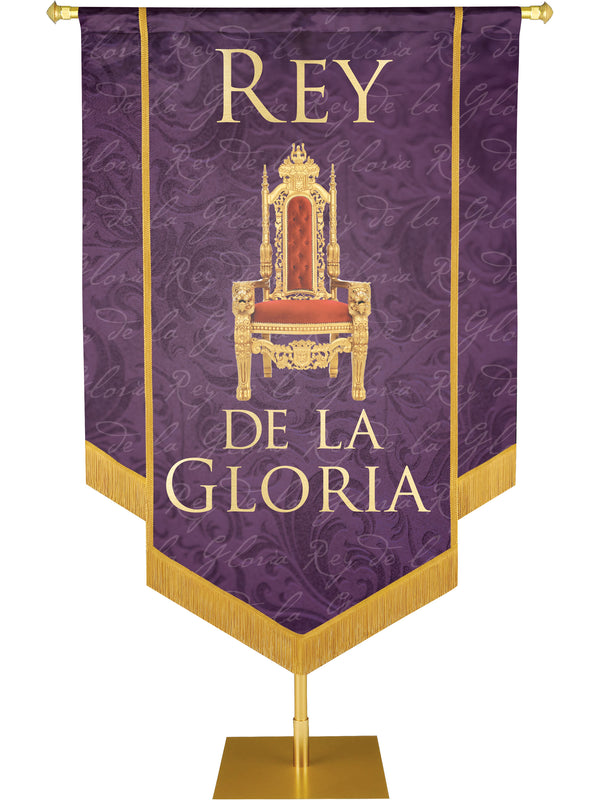 Rey De Gloria Embellished Banner