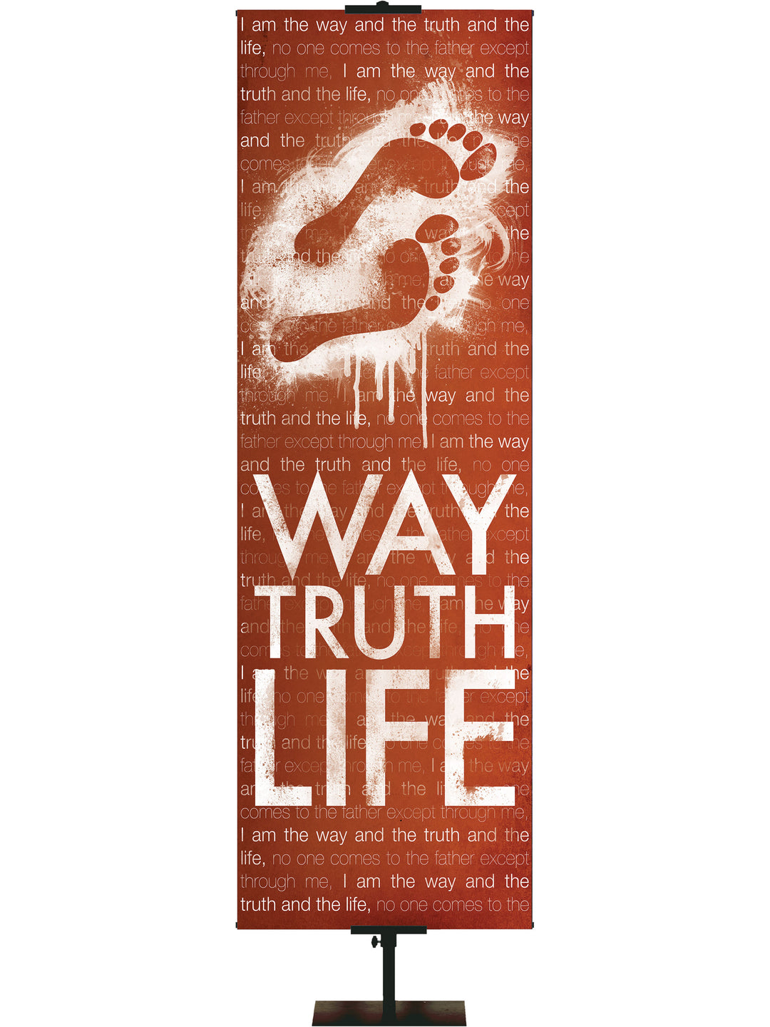 Graffiti Design Way, Truth, Life. Ephesians 6:12.