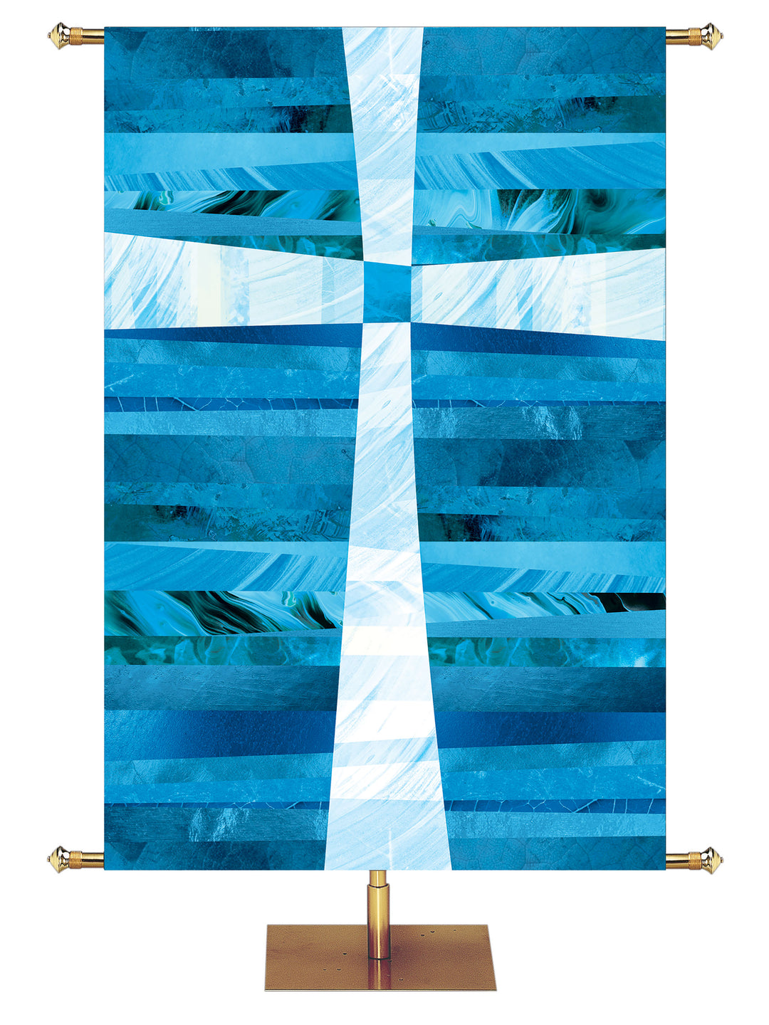 Redeeming Love Cross Left - Easter Banners - PraiseBanners