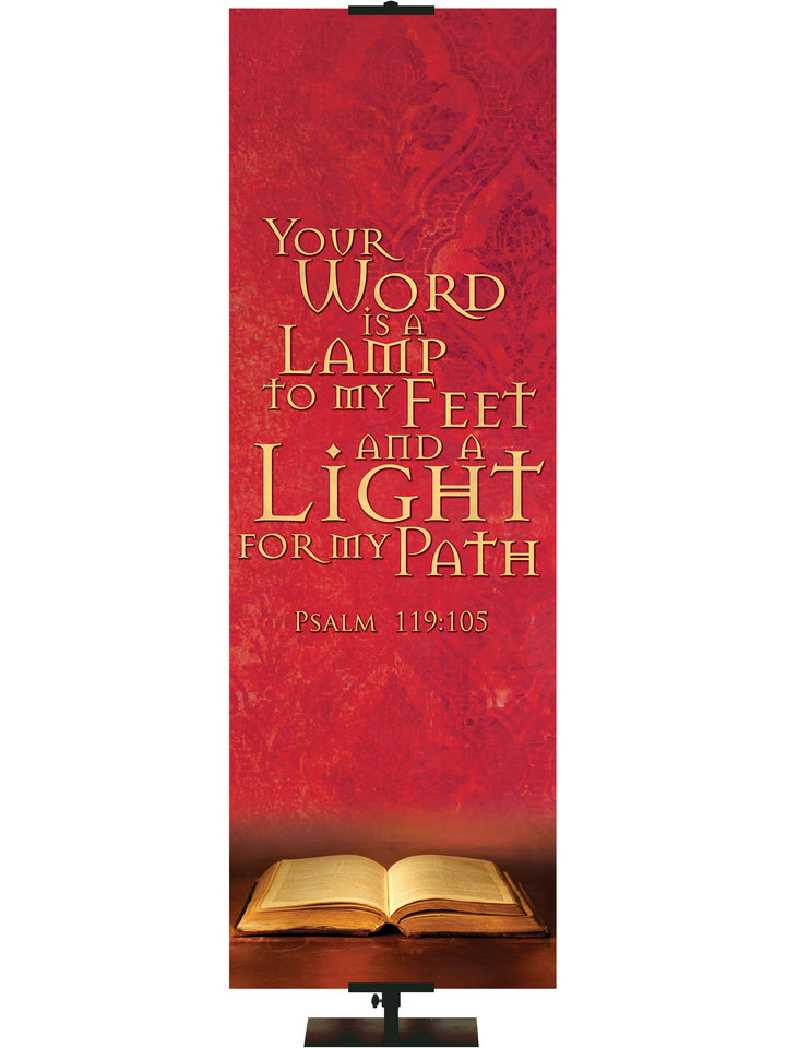 Scriptures For Life Your Word is a Lamp - Year Round Banners - PraiseBanners