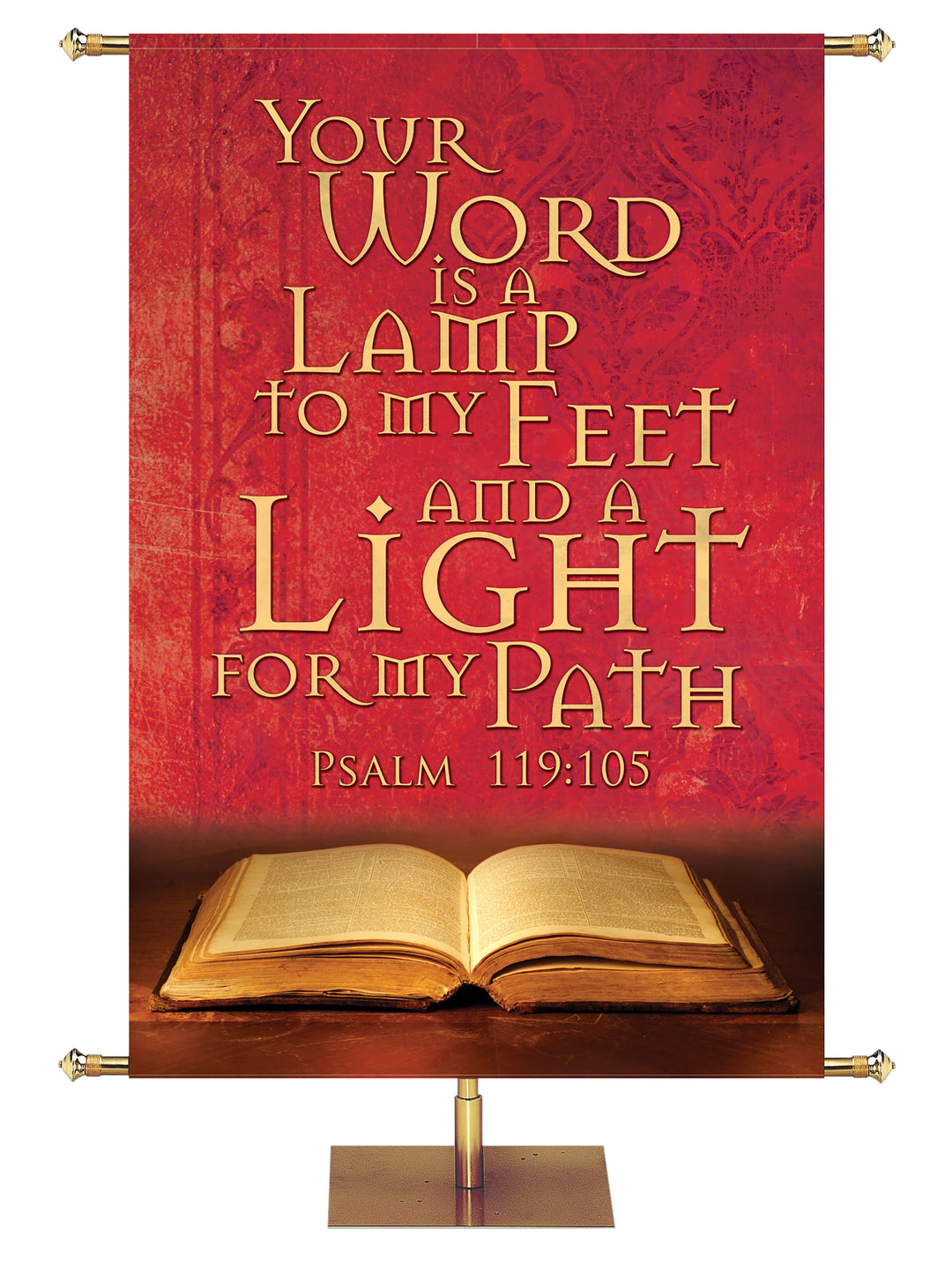 Scriptures For Life Your Word is a Lamp - Year Round Banners - PraiseBanners