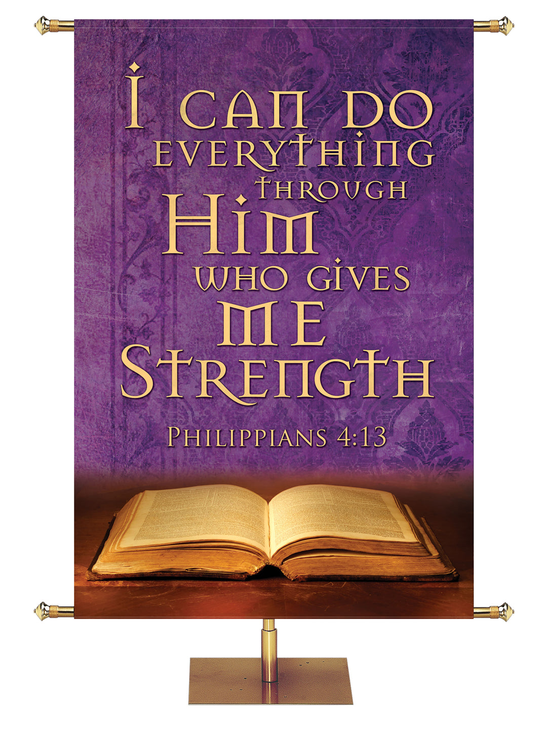 Scriptures For Life I Can Do All Things - Year Round Banners - PraiseBanners