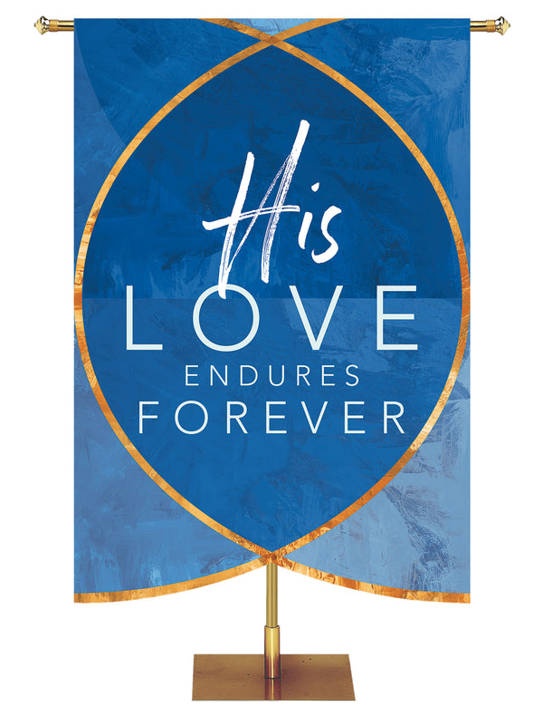 Scripture Silhouettes His Love Endures