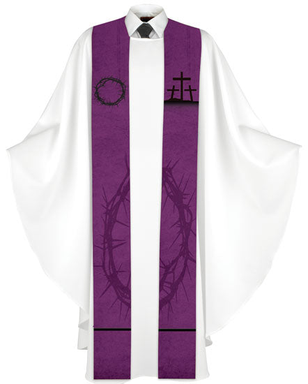 Lent Economy Printed Stole