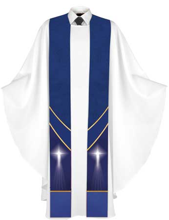 Nativity Economy Printed Stole