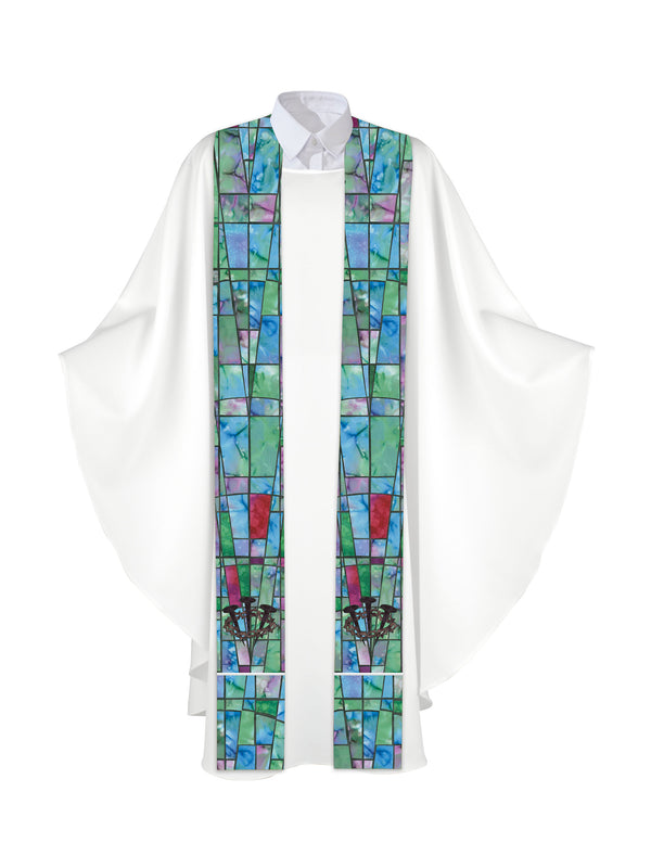Crown of Thorns Stole Economy Printed