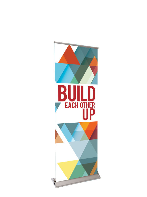 Retractable Banner with Stand The Dynamic Word Build Each Other Up - Year Round Banners - PraiseBanners