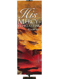Contemporary Fall & Thanksgiving His Mercy Everlasting Design 4 Psalm 100:5 - Fall Banners - PraiseBanners