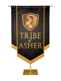 Tribe of Asher Embellished Banner - Handcrafted Banners - PraiseBanners